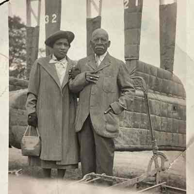 Couple at Charles Town Races