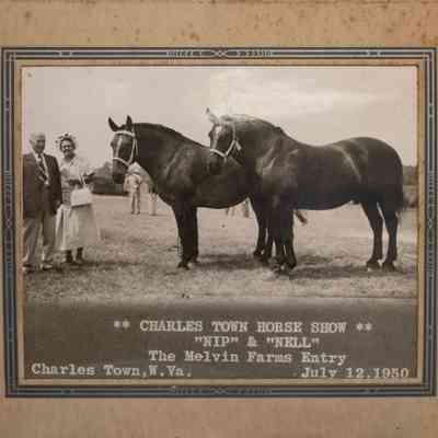 "Nip" & "Nell" Winners Circle Photo
