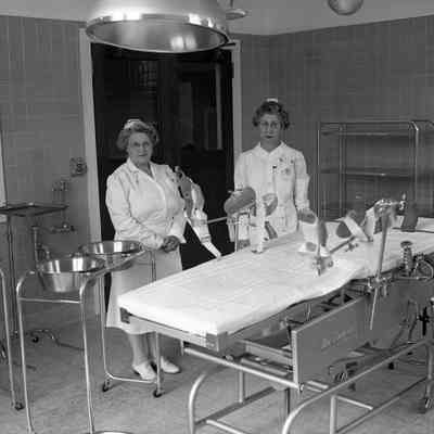 Interiors of the new Charles Town General Hospital 1946
