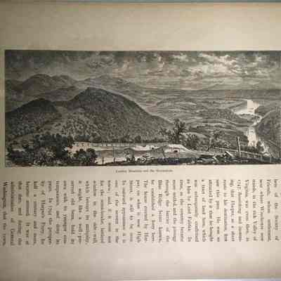 Loudon Mountain and the Shenandoah; View from Jefferson Rock