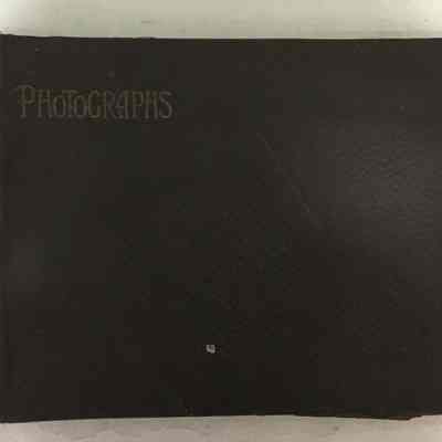Photograph album of early 20th century scenes and World War I soldiers
