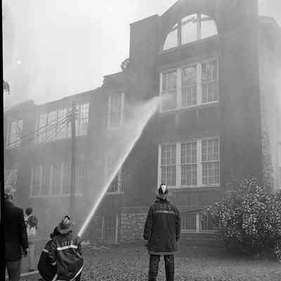 Wright Denny school fire on May 22, 1972, 5:30 pm Wright Denny School fire on May 22, 1972, 5:30 pm