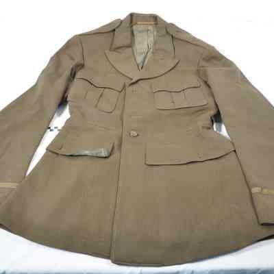 Dress OD brown World War II officer's blouse