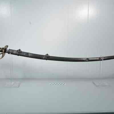 Dragoon saber with scabbard