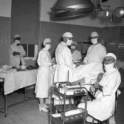 Interiors of the new Charles Town General Hospital 1946