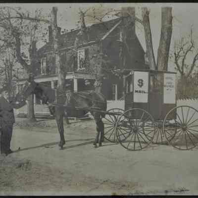 Rural Free Delivery No. 2 wagon with horse
