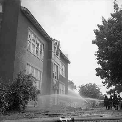 Wright Denny School fire on May 22, 1972