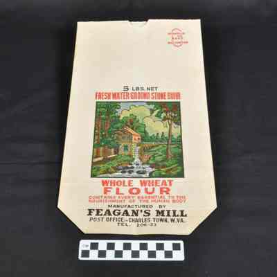 Paper flour bag from Feagan's Mill