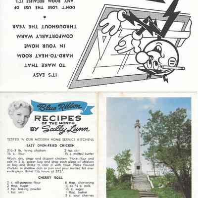 Advertisement calendar for the Potomac Edison Company