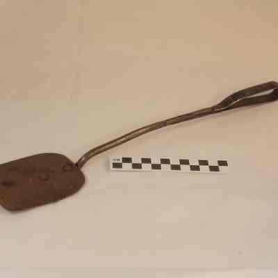 Hand wrought iron spatula