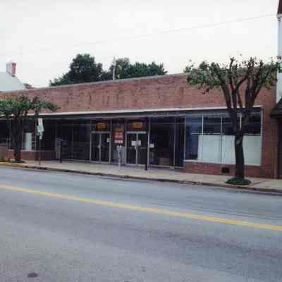 Storefronts on Washington Street