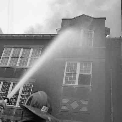 Wright Denny School fire on May 22, 1972