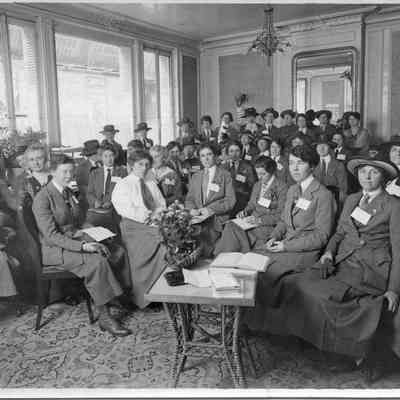 YWCA workers: Porterfield front row, 2nd from left