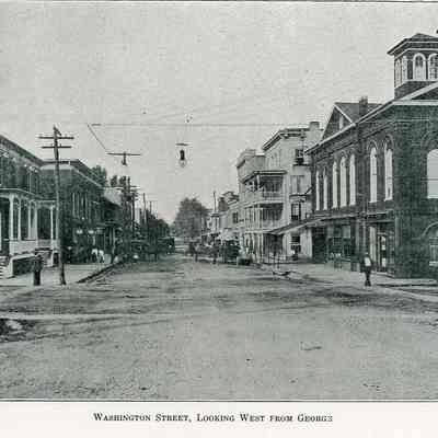 Washington Street, Looking West From George