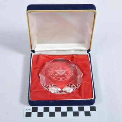 Paper weight from Korean allies