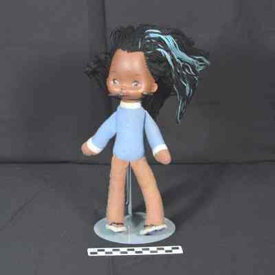 Black plastic-head doll