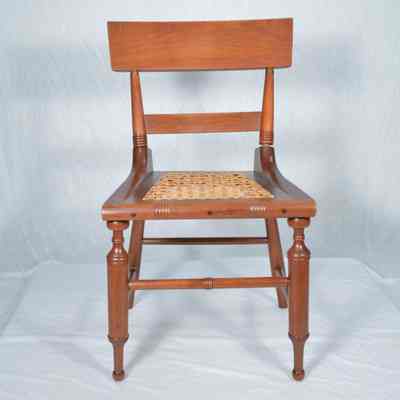 Sidechair, caned seat