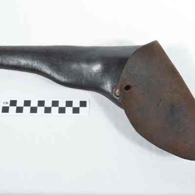 Dark brown leather holster