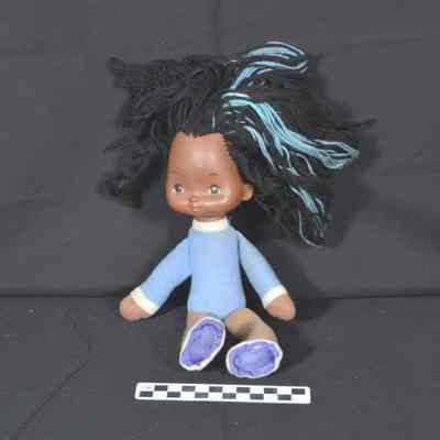 Black plastic-head doll