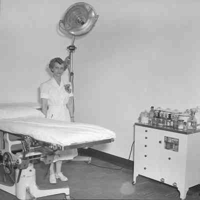 Interiors of the new Charles Town General Hospital 1946