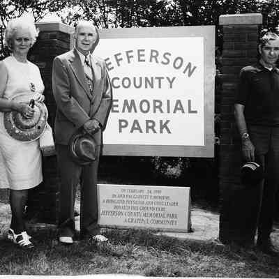 Jefferson County Memorial Park dedication