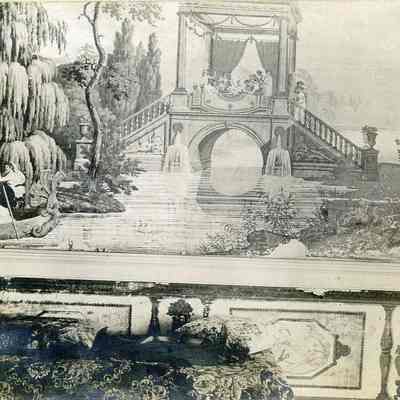 French wallpaper at Piedmont