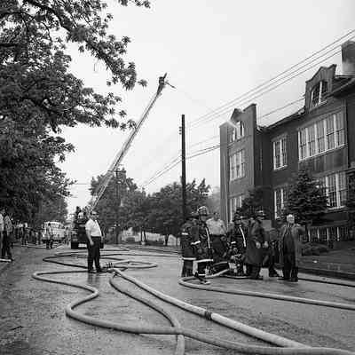 Wright Denny School fire on May 22, 1972