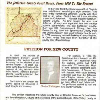 Court House: The Jefferson County Court House, from 1800 to the Present, The