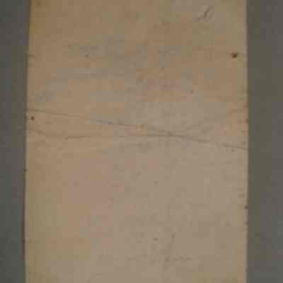 Metcalfe's Construction receipt for Len Fulton