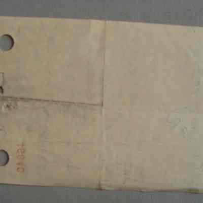 Crown Cleaners receipt for Len Fulton for $2.10.