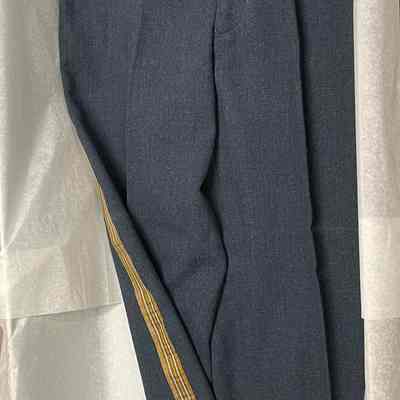 b) Dress pants: Origsize: 91.5cmX15.5cm; Origformat: Artifact