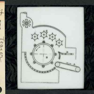 Glass-plate negative slide