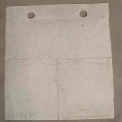 Irval Motors receipt for Len Fulton