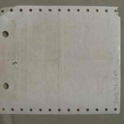 North Lanark Co-operative invoice for Len Fulton