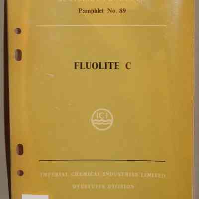 Fluolite C. Pamphlet, No. 89.