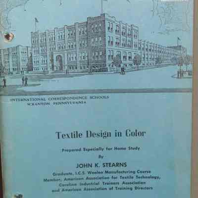 Textile design in colour : 6228 / By John K. Stearns.