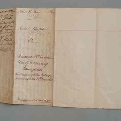 Notice from Robert Bryson to Alexander McLean