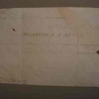 Dr. A. A. Metcalfe receipt for Mrs. John Fulton