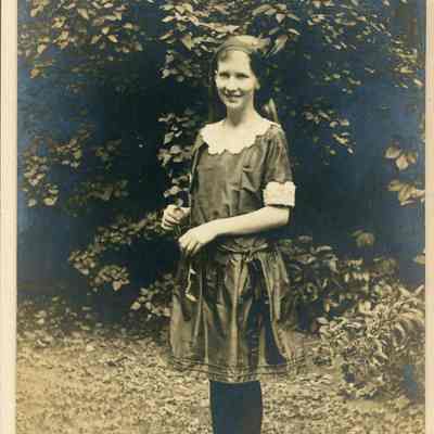 Black and White Photo - Dorothy Burnham as a child