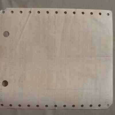 John Lindsay Receipt