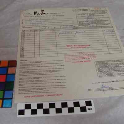 Purchase order to Collie Mills