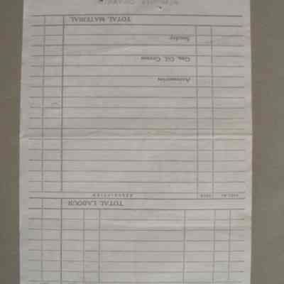 Wiring Devices Limited receipt for Leonard Fulton