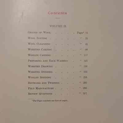 Cyclopedia of textile work : A general reference library on cotton, woolen and worsted yarn manufacture, weaving, designing, chemistry and dyeing, finishing, knitting, and allied subjects / Prepared by a corps of Textile Experts and Leading Manufactureres.
