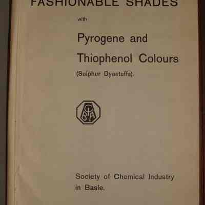 Pyrogene and thiophenol colours : Fashionable shades.