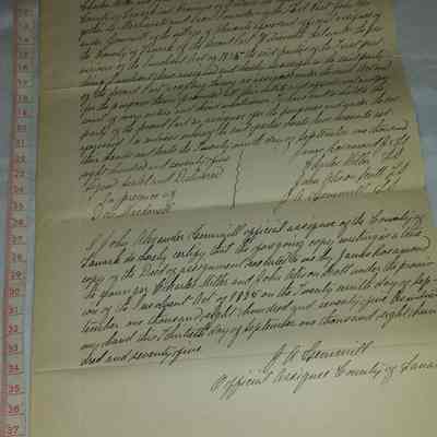 Deed, Handwritten