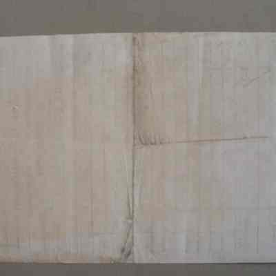 Chas. E. Symington receipt for Len Fulton
