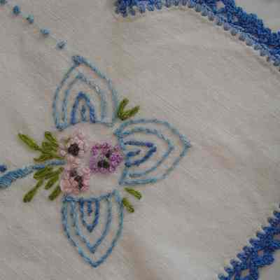 Embroidered doilies
