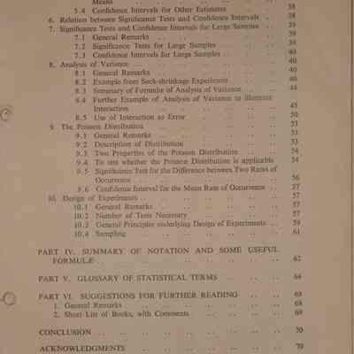 An outline of statistical methods for use in the textile industry / A. Brearley & D.R. Cox.