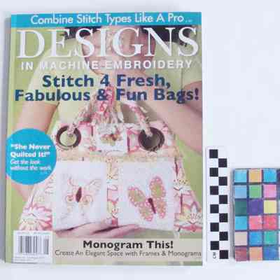 Designs in Machine Embroidery Volume 63, July August 2010 Cover
