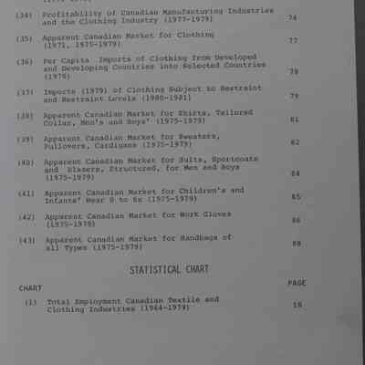 Textile and clothing inquiry : Report to the Minister of industry, trade and commerce, June 30, 1980, vol. 1 / Government of Canada; Textile and Clothing Board.